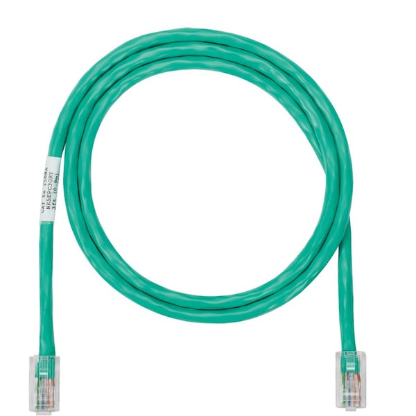 Copper Patch Cord, Category 5E, Green (10 Pack), 10PK